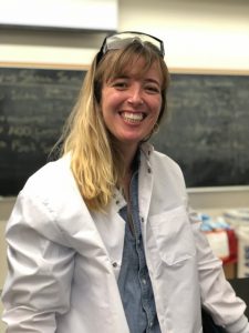 Professor Heidi Hehnly in a classroom